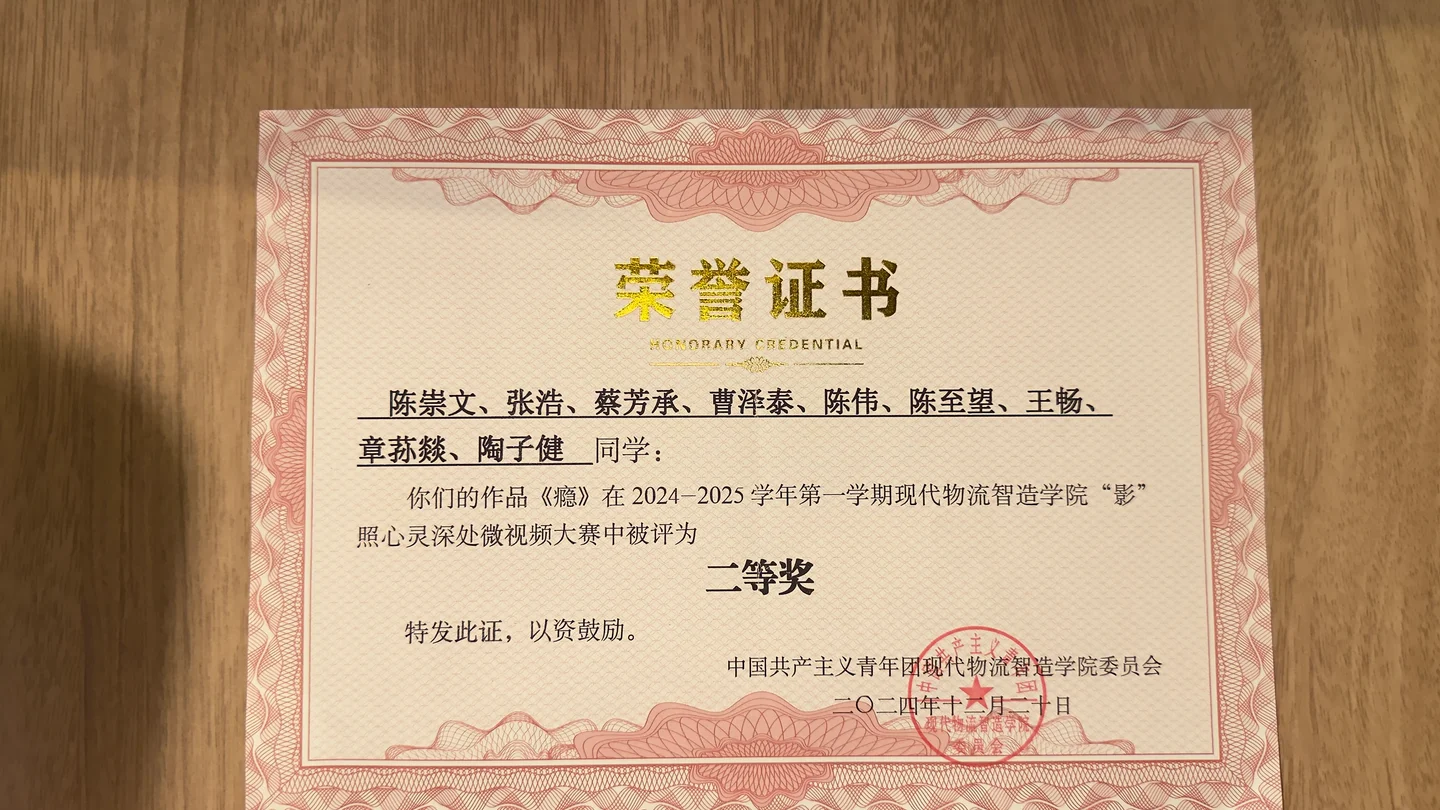 微电影《瘾》二等奖 · 团队