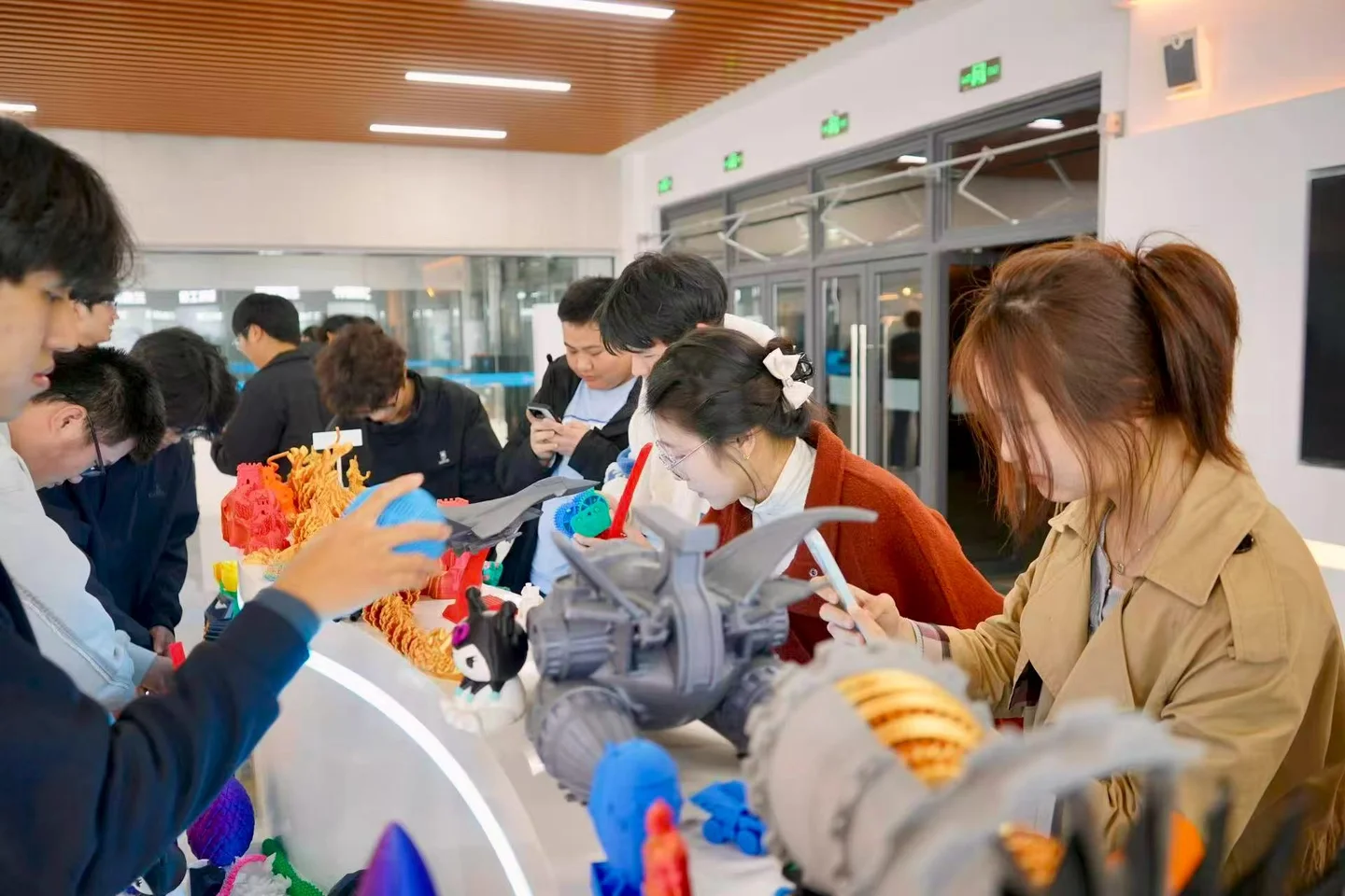3D打印社团模型展览